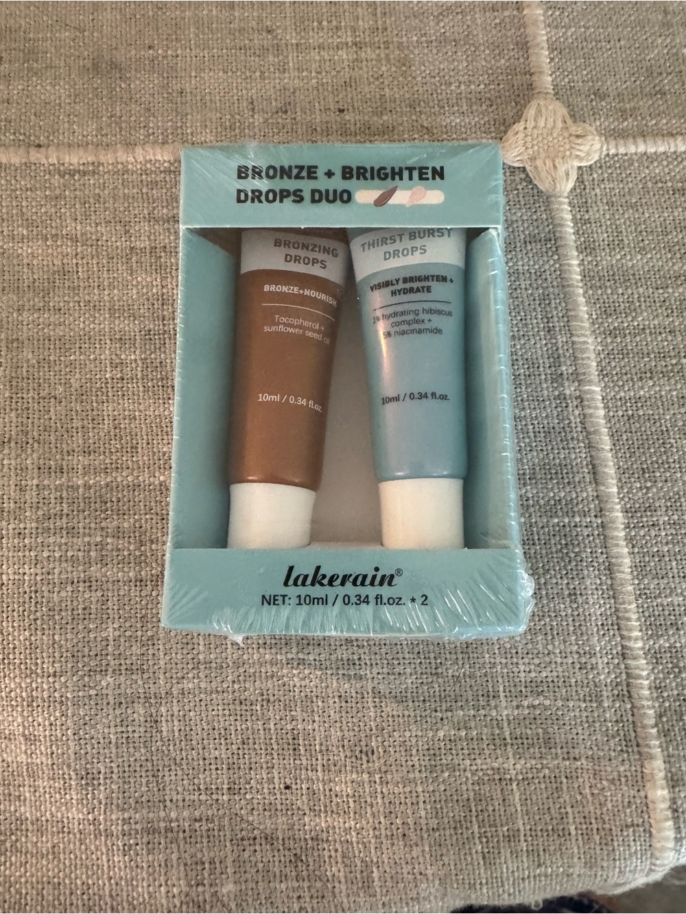 Bronze + Brighten Drops Duo - Bronze & Light Blue